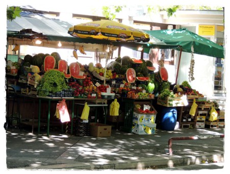 Gemüsemarkt in Kroatien